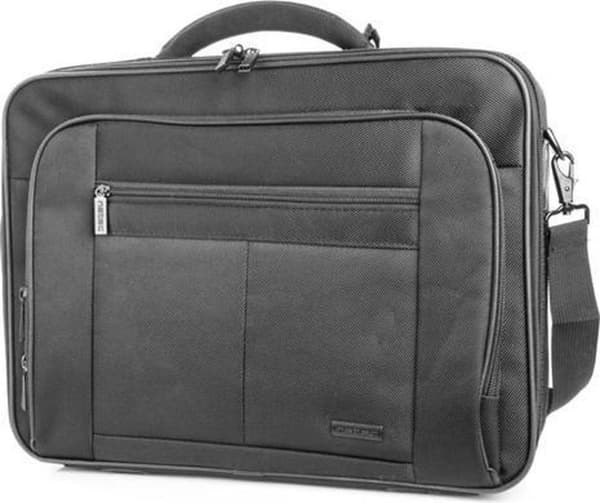 NATEC Boxer notesbogstaske 39,6 cm (15,6") Mappetaske Sort