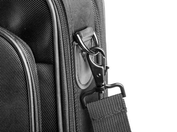 NATEC Boxer notesbogstaske 39,6 cm (15,6") Mappetaske Sort