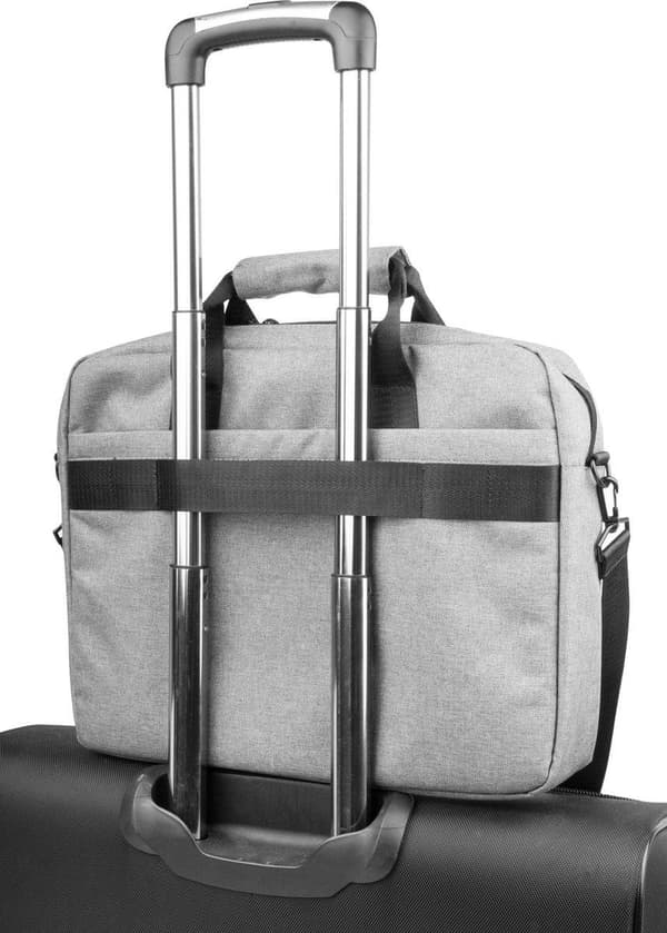 NATEC Mustela notebook-etui 39,6 cm (15,6") Messenger-etui Grå