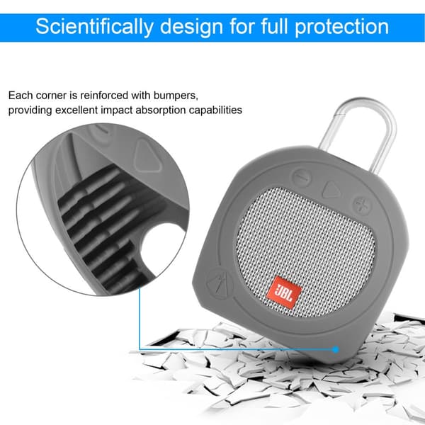INF Silikonskyddsfodral för JBL CLIP3-högtalare