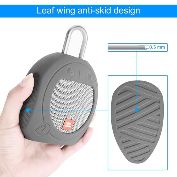 INF Silikonskyddsfodral för JBL CLIP3-högtalare