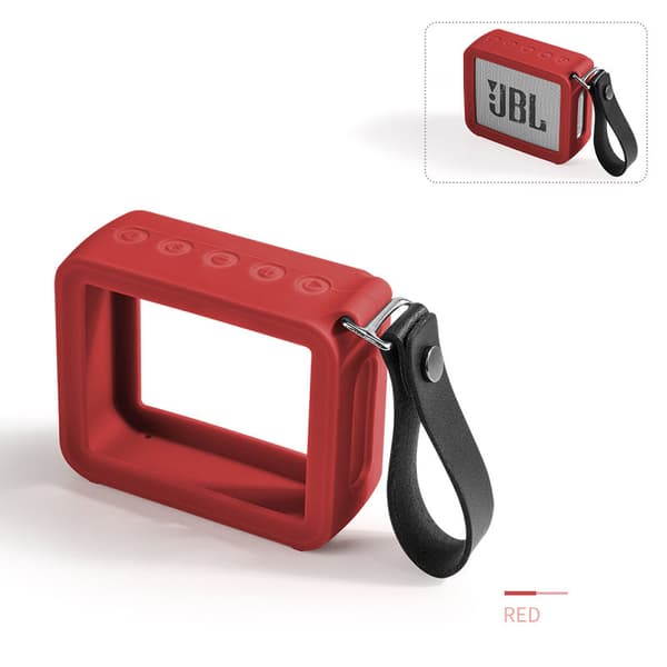 INF Silikonbeskyttelsesveske med håndstropp for JBL GO2