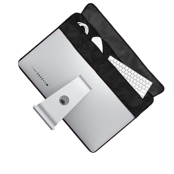 INF Svart støvdeksel for Apple-skjermer