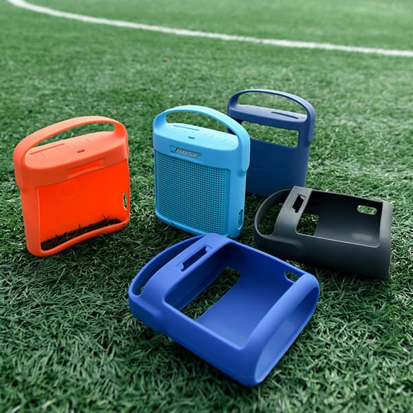 INF Silikonbeskyttelsesetui til Bose Soundlink Color II-høyttaler Rød