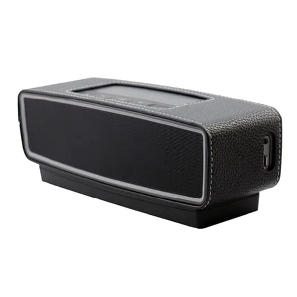 TD®-fodral Skyddande PU-hölje för högtalare BOSE-högtalare/ Mini-2 Bluetooth-högtalare Svart