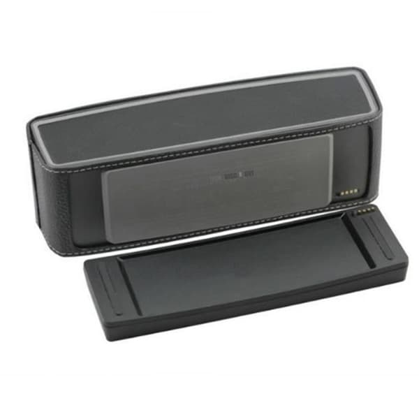 TD®-fodral Skyddande PU-hölje för högtalare BOSE-högtalare/ Mini-2 Bluetooth-högtalare Svart