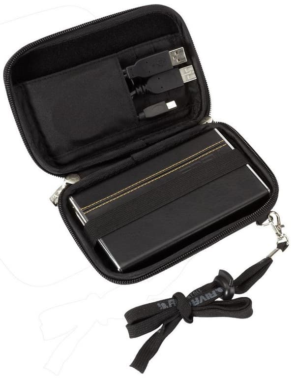 Rivacase 9101 10,9 cm (4,3 tum) Skalfodral Svart Polyester, Polyuretan