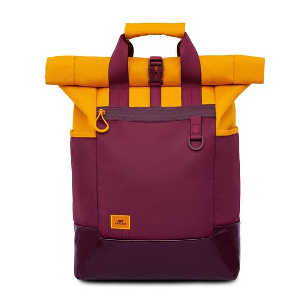 Laptoprygsæk 15,6" 25L Rivacase 5321 rødbrun-gul