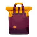 Miniatyrbillede 4 af 11: Laptoprygsæk 15,6" 25L Rivacase 5321 rødbrun-gul
