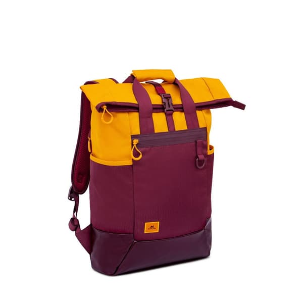 Laptoprygsæk 15,6" 25L Rivacase 5321 rødbrun-gul