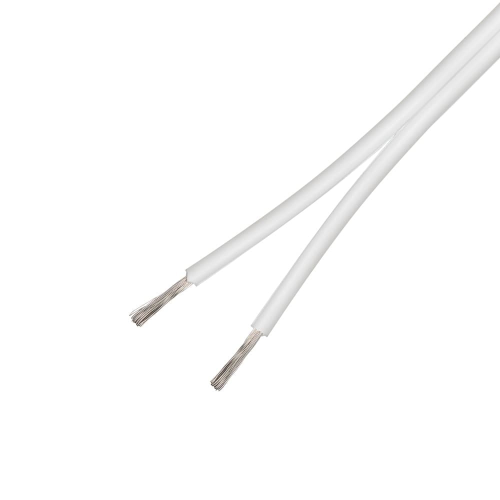 DELTACO speaker cable, 2x0,75mm2, conductors pure copper, 300m, white