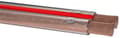 Miniatyrbild 6 av 8: Goobay Högtalarkabel transparent CU 25 m rulle, tvärsnitt 2 x 0,5 mm²