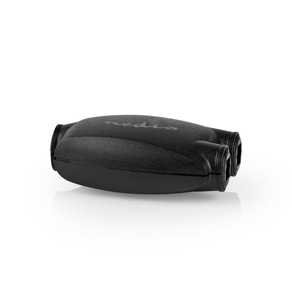 Nedis TosLink Adapter | TosLink Hona | 2x TosLink Hona | Splitter | ABS | Svart | 1 st. | Blister