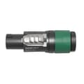 Miniatyrbilde 3 av 4: Neutrik 4 pole speakON cable connector, screw terminal assembly, chuck type strain relief for cable diameters 10 to 16 mm