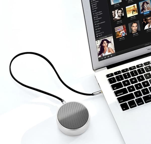 Ugreen AUX ljudkabel 3,5 mm minijack 1m - Silver