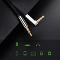Miniatyrbild 5 av 7: Ugreen AUX ljudkabel 3,5 mm minijack 1m - Silver