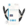 Miniatyrbild 4 av 4: Nedis Optisk ljudkabel | TosLink Hane | TosLink Hane | 1.00 m | Rund | PVC | Svart | Label
