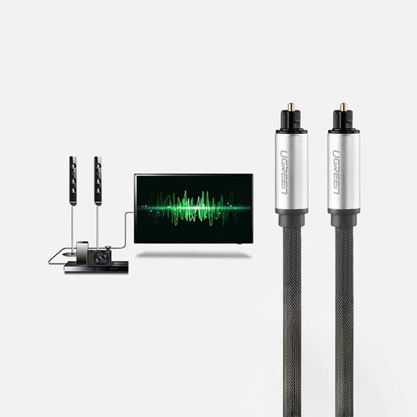 Ugreen Audio Optical Toslink/SPDIF 1.5m Kabel - Grå
