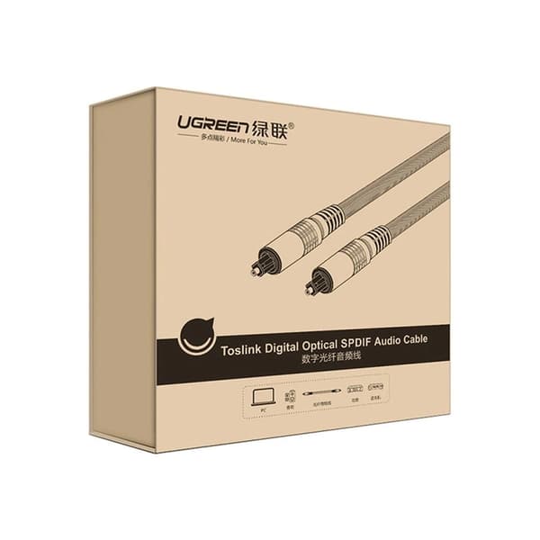 Ugreen Audio Optical Toslink/SPDIF 1.5m Kabel - Grå