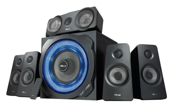 Trust GXT 658 Tytan 5.1 speaker set 90 W Universal Black 5.1 channels