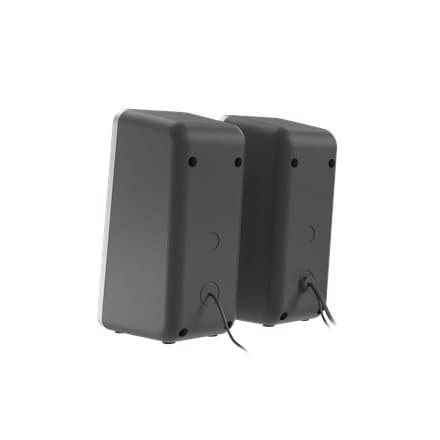 GENESIS Helium 100 BT RGB speaker set 10 W PC/Laptop Black, Silver 2.0 channels Bluetooth