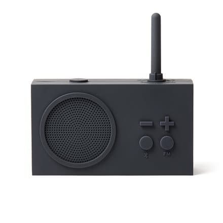 LEXON FM radio and wireless speaker TYKHO3 Wireless connection Dark Grey Bluetooth