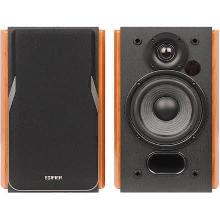 BOXE EDIFIER 2.0, RMS:  42W (2 x 21W), telecomanda wireless, volum, bass, treble, brown, "R1380T-BR"  (timbru verde 11.00 lei)