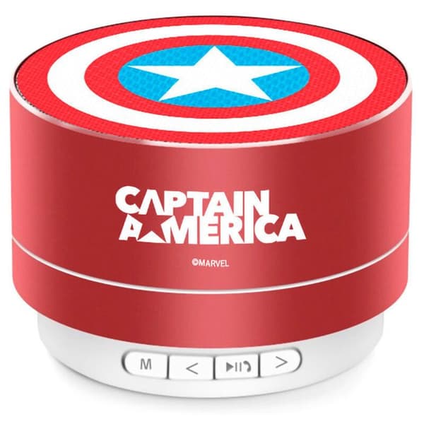 Bärbar trådlös högtalare Ert Group Marvel Captain America