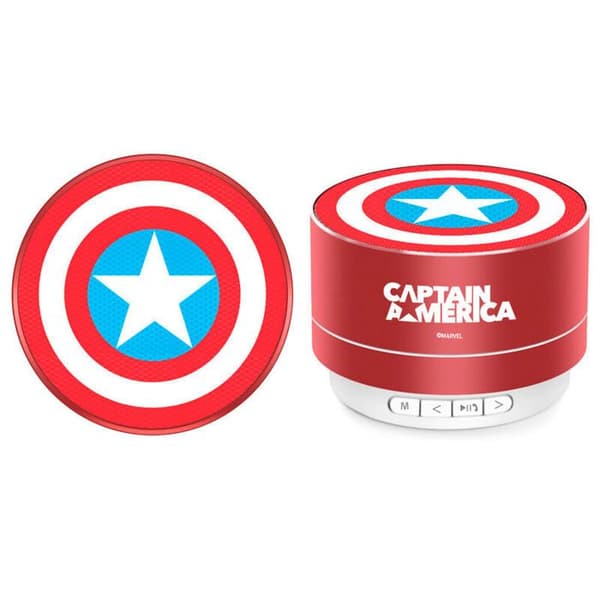Bärbar trådlös högtalare Ert Group Marvel Captain America