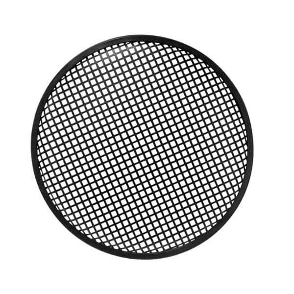 METALLISK GRILL FÖR HÖGTALARE 38,1CM - SVART