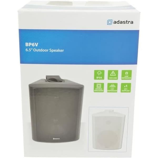 Vägghögtalare Adastra BP Series 13,3 cm 100 V 90 W Vit