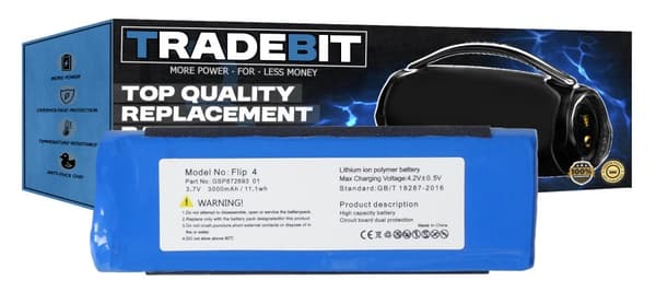 Batteriackumulator för högtalare JBL FLIP 4 GSP87269301 3000mAh 3.7V