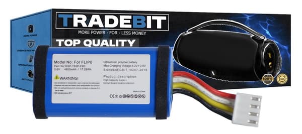 Batteriakkumulator til højttaler JBL FLIP 6 GSP-1S2P-F6D 4800mAh 3.7V