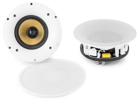 Power Dynamics WCS80 Förstärkare Takhögtalare, Set 2st, Wifi, BT 8"