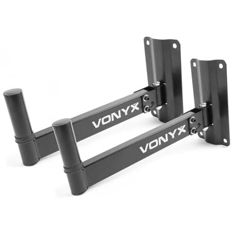 Vonyx WMS-02 Väggfästen 2st, svarta