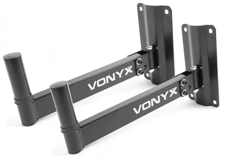 Vonyx WMS-02 Väggfästen 2st, svarta