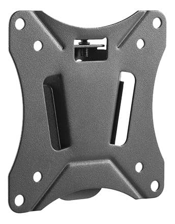 Office Compact Slim Fixed Wall Mount, 13"-27", 25 kg, black