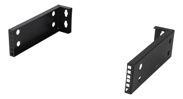 10"-19" wall mount with adjustable width, 2U, 15kg load