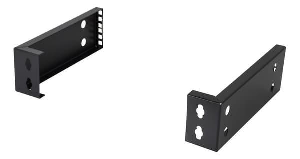 10"-19" wall mount with adjustable width, 2U, 15kg load