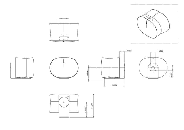 Sonos Wall Mount for ERA300 - White