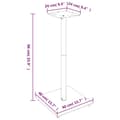 Miniatyrbild 7 av 7: vidaXL Stativ för högtalare 2 st härdat glas 1-pelarmodell svart
