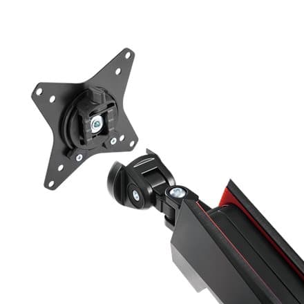 Logilink | Desk Mount | Tilt, swivel, level adjustment, rotate | 17-32 " | Maximum weight (capacity) 8 kg | Black/Red