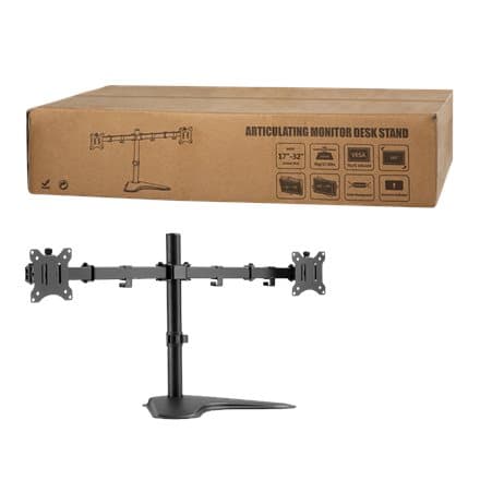 Logilink | Desk Mount | Tilt, swivel, level adjustment, rotate | 17-32 " | Maximum weight (capacity) 8 kg | Black Svart