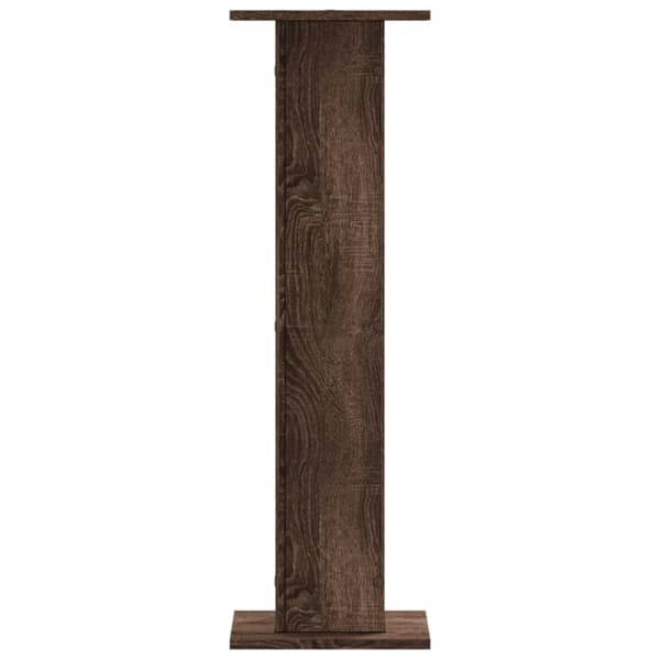 vidaXL højtalerstativer 2 stk. 30x30x95 cm konstrueret træ brun egetræ
