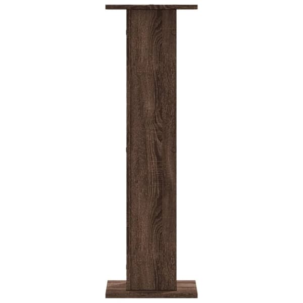 vidaXL højtalerstativer 2 stk. 30x30x95 cm konstrueret træ brun egetræ