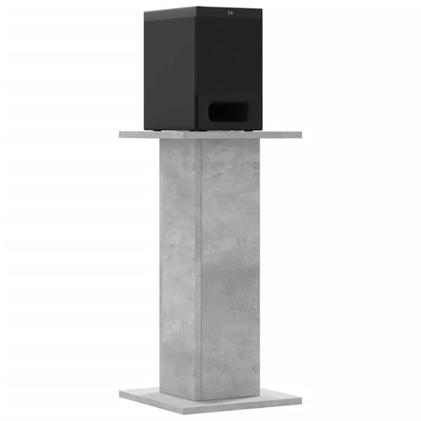 vidaXL højtalerstativer 2 stk. 30x30x60 cm konstrueret træ betongrå