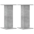 Miniatyrbillede 1 af 10: vidaXL højtalerstativer 2 stk. 30x30x60 cm konstrueret træ betongrå