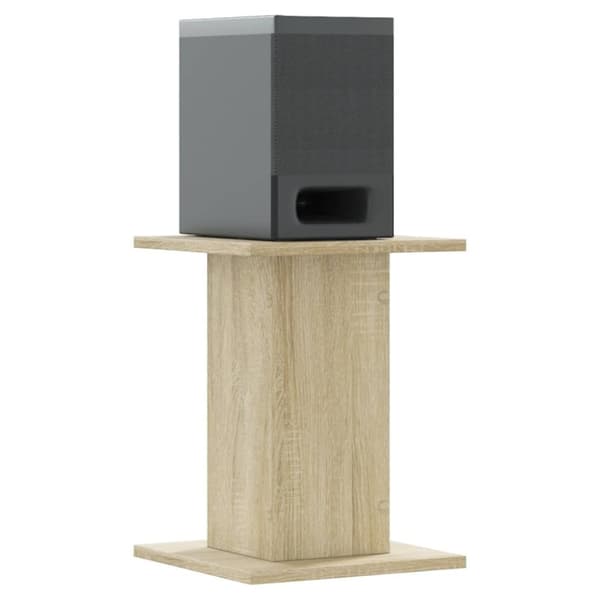vidaXL højtalerstativer 2 stk. 30x30x40 cm konstrueret træ sonoma-eg