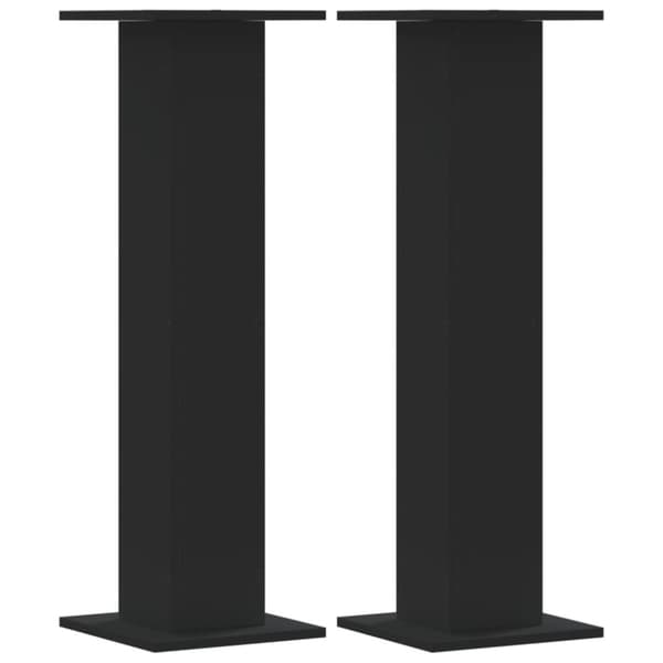 vidaXL Høyttalerstativ 2 stk svart 30x30x95 cm konstruert tre