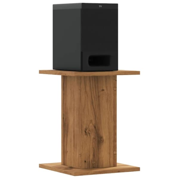 vidaXL Høyttalerstativ 2 stk artisan eik 30x30x40 cm konstruert tre